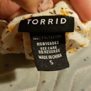 Torrid high low top